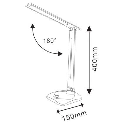 LED bordlampe TOLEDO LED/8W/230V