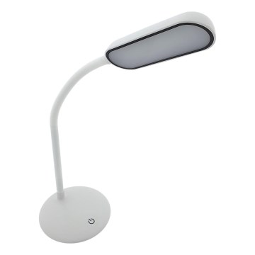 LED bordlampe touch-funktion fleksibel dæmpbar  LED/6W/5V USB 1200 mAh hvid