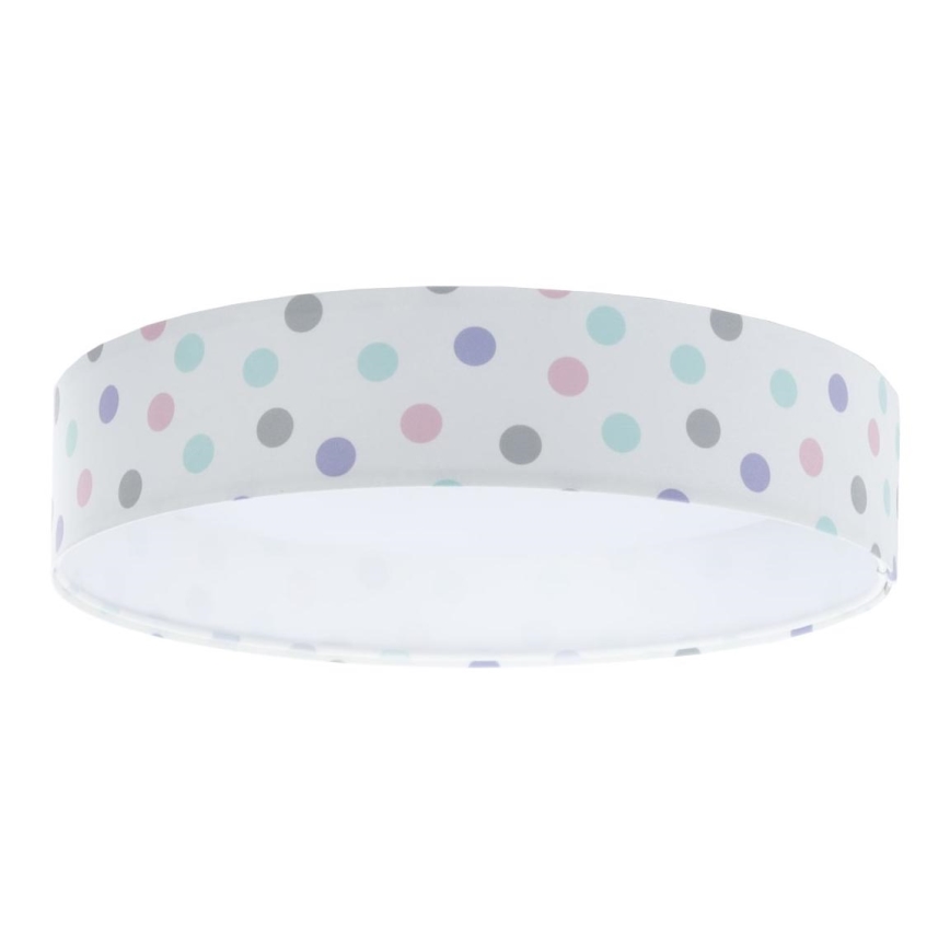 LED Børne loftlampe GALAXY KIDS LED/24W/230V farverige prikker