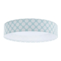 LED Børne loftlampe GALAXY KIDS LED/24W/230V grøn/hvid med prikker