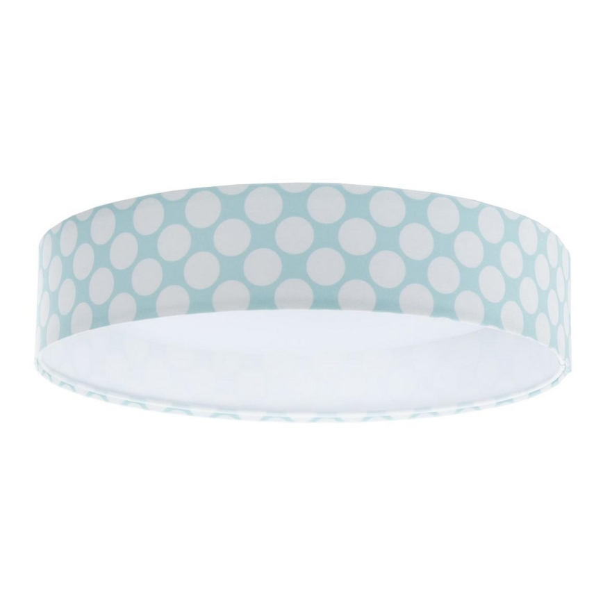 LED Børne loftlampe GALAXY KIDS LED/24W/230V grøn/hvid med prikker