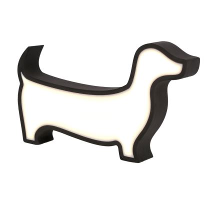 LED Børne skrivebordslampe DOG LED/12W/230V sort