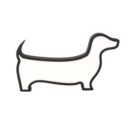 LED Børne skrivebordslampe DOG LED/12W/230V sort
