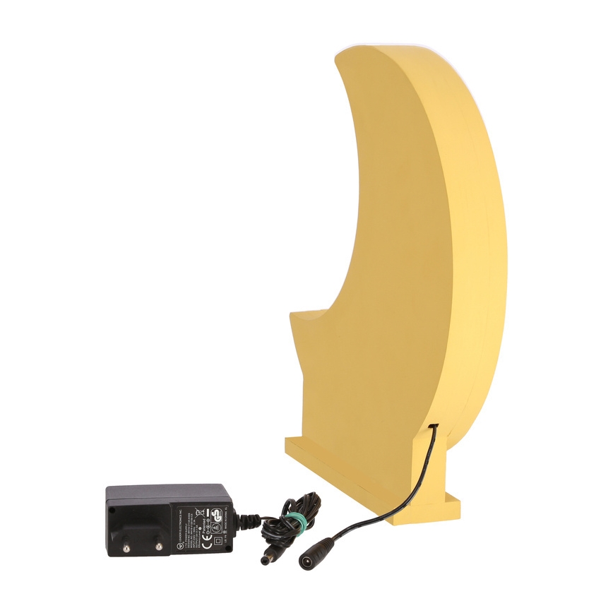 LED børnebordlampe MOON LED/12W/230V gul