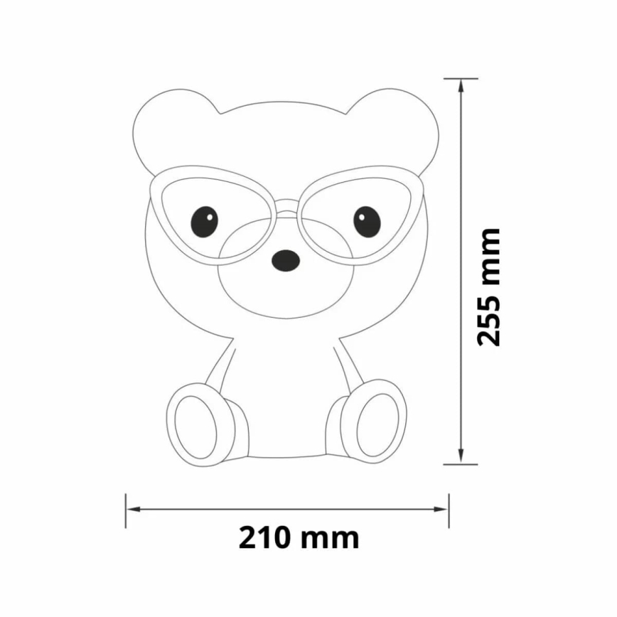 LED børnelampe m. touch-funktion dæmpbar BIBI LED/2,5W/3,7V 1200 mAh