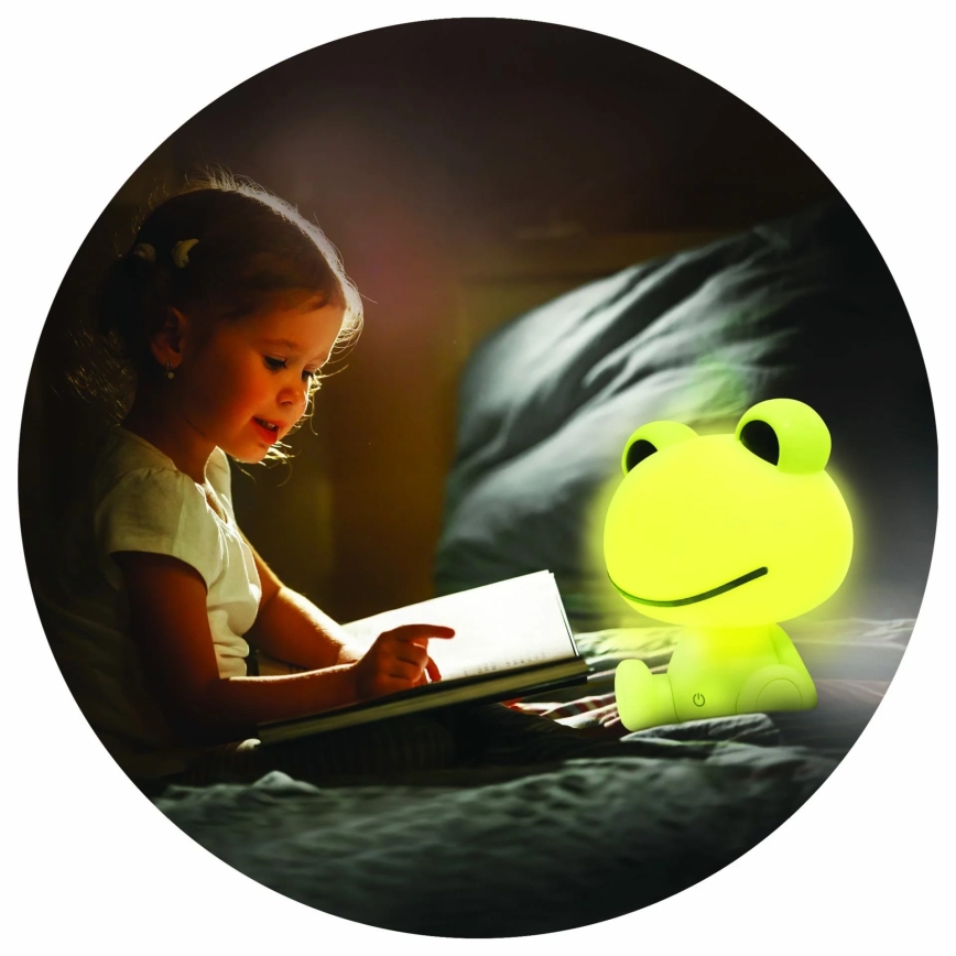 LED børnelampe m. touch-funktion dæmpbar FRØ LED/2,5W/3,7V 1200 mAh