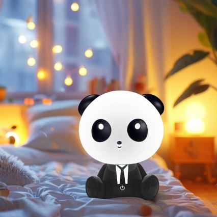 LED børnelampe m. touch-funktion dæmpbar PANDA LED/2,5W/3,7V 1200 mAh