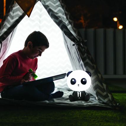 LED børnelampe m. touch-funktion dæmpbar PANDA LED/2,5W/3,7V 1200 mAh