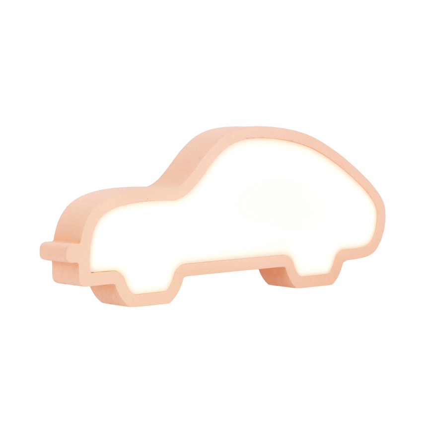 LED Børneskrivebordlampe CAR LED/11W/230V rosa