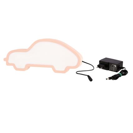 LED Børneskrivebordlampe CAR LED/11W/230V rosa