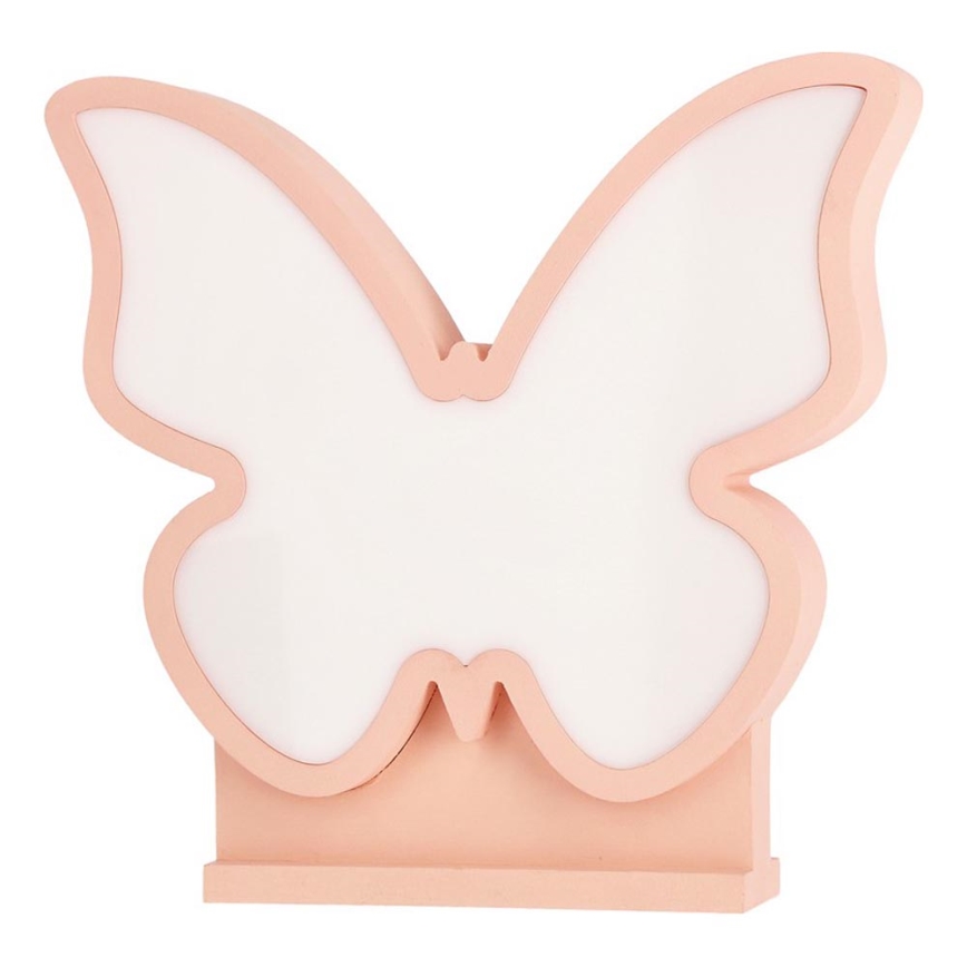 LED Børnestol lampe BUTTERFLY LED/14W/230V pink