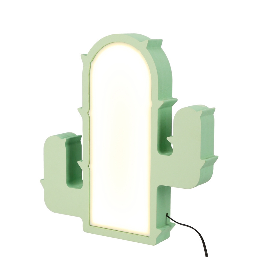 LED Børnestol lampe CACTUS LED/10W/230V grøn