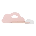LED Børnevæglampe med hylde CLOUD LED/5W/230V pink/hvid,