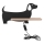 LED Børnevæglampe med hylde DOG LED/5W/230V sort/træ,