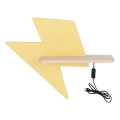 LED Børnevæglampe med hylde LIGHTNING LED/4W/230V,