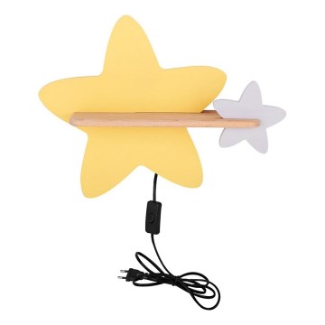 LED Børnevæglampe med hylde STAR LED/5W/230V,