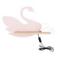 LED Børnevæglampe med hylde SWAN LED/5W/230V,