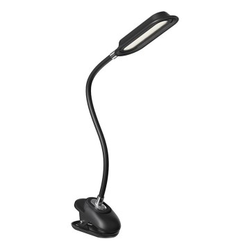 LED+CCT Dæmpbar bordlampe med klemme CLIP LED/7,5W/230V 3000/4200/5000K sort