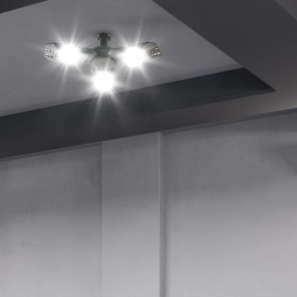 LED Ceiling projektør 3xE27/16,7W/230V 4000K