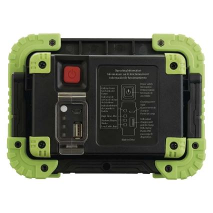 LED COB Genopladelig projektør LED/3,7V 3000 mAh IP44
