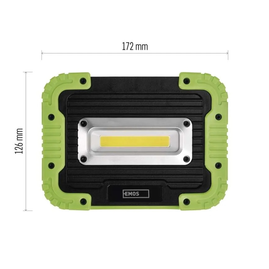 LED COB Genopladelig projektør LED/3,7V 3000 mAh IP44