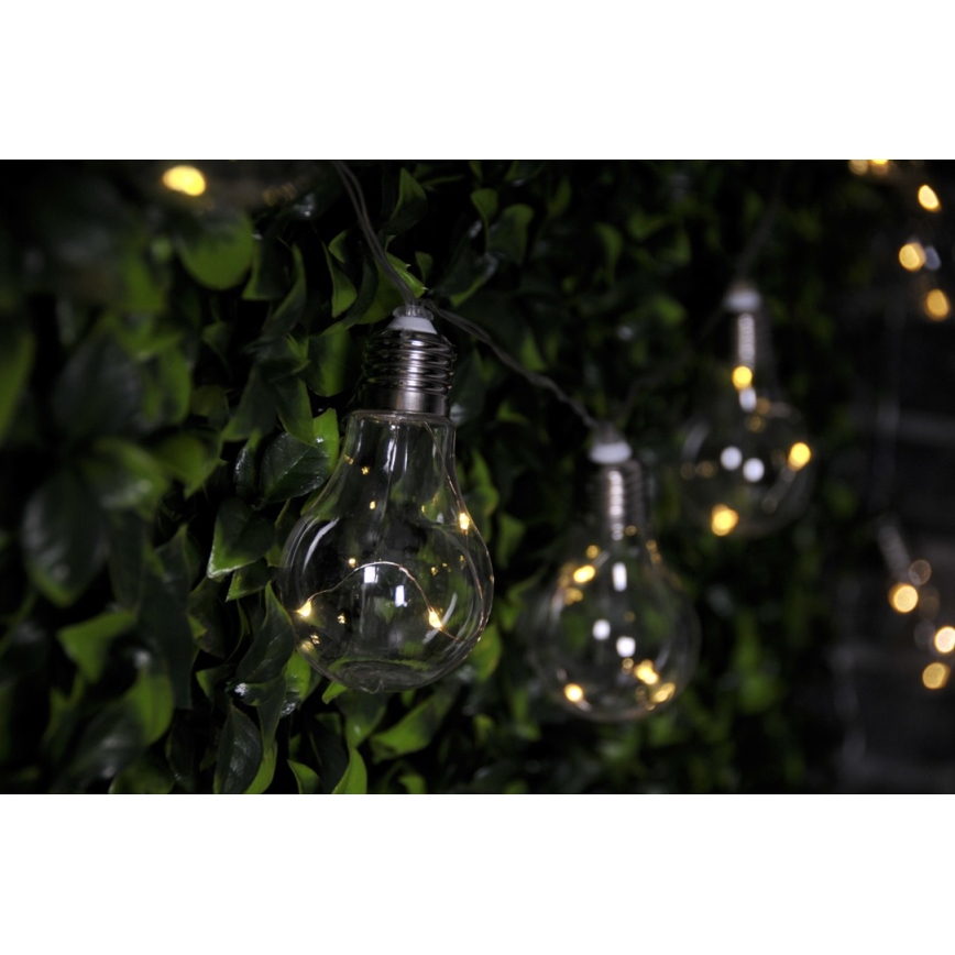 LED dekorationslyskæde SMOLDER 5,3 m 20xLED/2,7W/230V