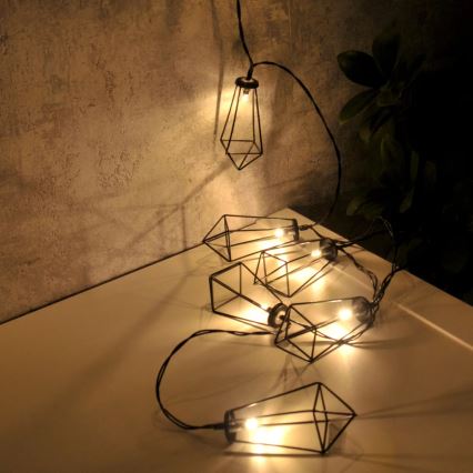 LED dekorativ belysning ALBORG 10xLED/2xAA