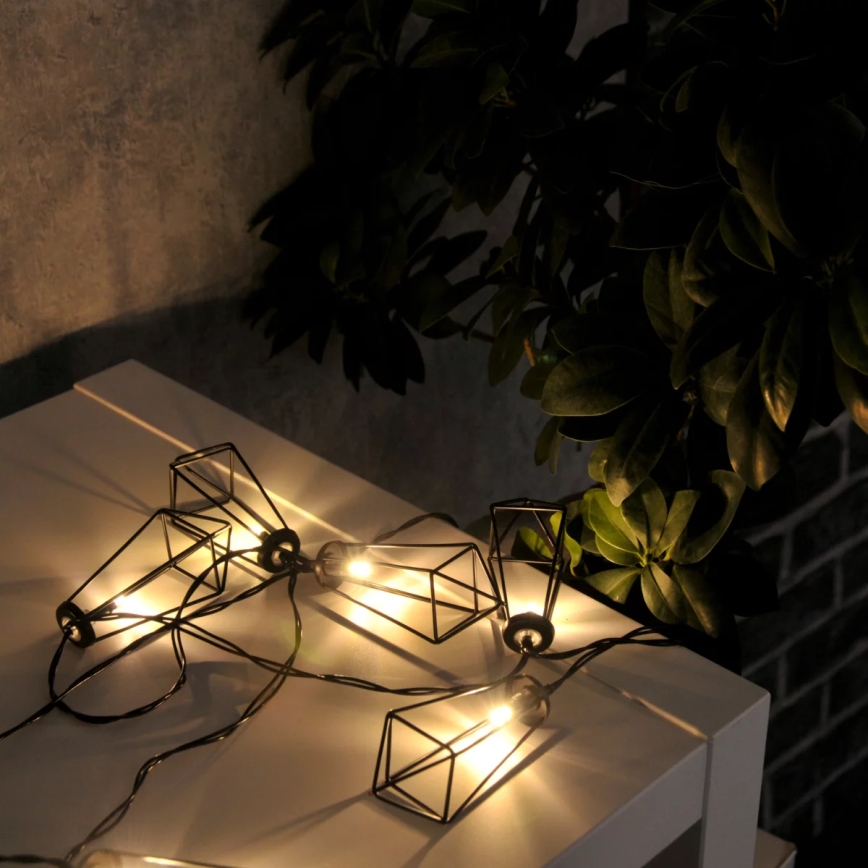 LED dekorativ belysning ALBORG 10xLED/2xAA