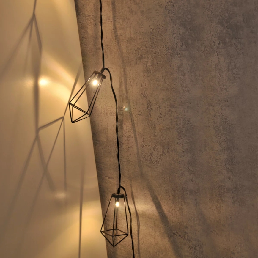 LED dekorativ belysning ALBORG 10xLED/2xAA