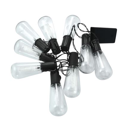 LED dekorativ lyskæde EDISON 2,65 m 10xLED/2xAA