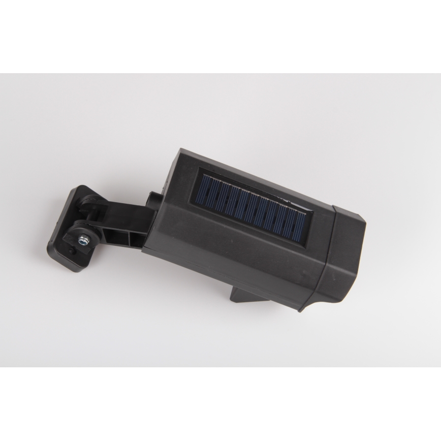 LED Dummy-overvågningskamera med sensor og med solpanel LED/5W/5,5V 800 mAh IP65 + fjernbetjening