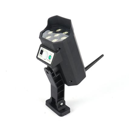 LED Dummy-overvågningskamera med sensor og med solpanel LED/5W/5,5V 800 mAh IP65 + fjernbetjening