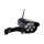 LED Dummy-sikkerhedskamera med sensor soldrevet LED/3,7V 1200 mAh IP44 sort + fjernbetjening