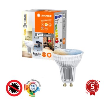 LED Dæmpbar antibakteriel pære PAR16 GU10/4,9W/230V Wi-Fi - Ledvance