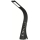 LED-dæmpbar berøringsbetjent bordlampe med display, LED/10W/5V, sort