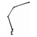 LED dæmpbar berøringsbetjent fleksibel bordlampe med klemme LED/12W/230V 3000/4000/6000K sort