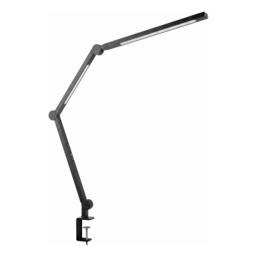 LED dæmpbar berøringsbetjent fleksibel bordlampe med klemme LED/12W/230V 3000/4000/6000K sort