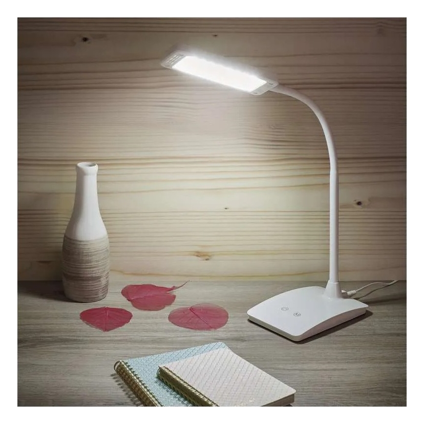 LED-dæmpbar bordlampe EDDY LED/6W/230V 3000/4500/6800K hvid