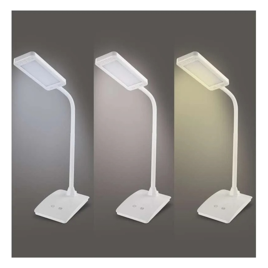LED-dæmpbar bordlampe EDDY LED/6W/230V 3000/4500/6800K hvid
