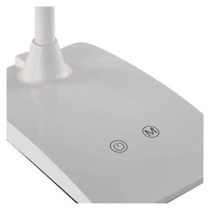 LED-dæmpbar bordlampe EDDY LED/6W/230V 3000/4500/6800K hvid