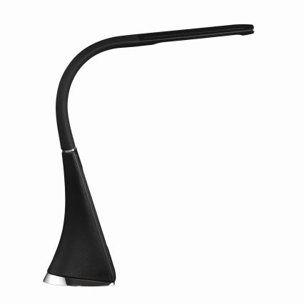 Dæmpbar LED-bordlampe med berøringskontrol og display, 7W/5V, sort