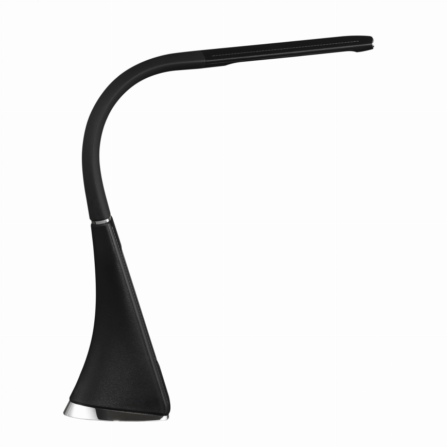 Dæmpbar LED-bordlampe med berøringskontrol og display, 7W/5V, sort