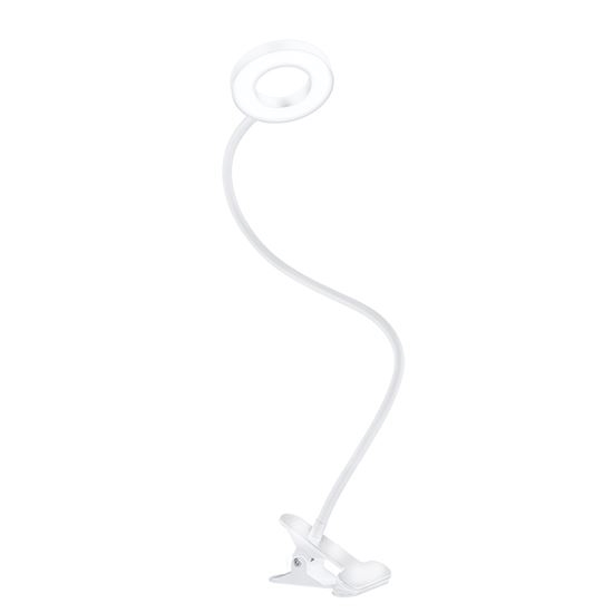 LED dæmpbar bordlampe med klemme LED/8W/230V 3000/4000/5000K hvid