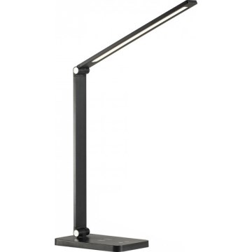 LED dæmpbar bordlampe med trådløs Qi-opladning NOBLITE Q LED/7W/230V 3000/4000/6500K sort
