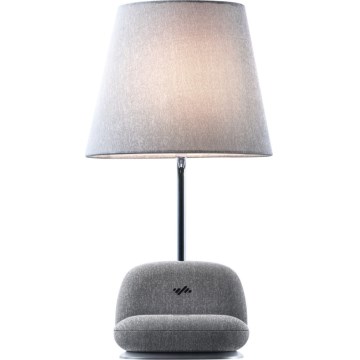 LED-dæmpbar bordlampe med trådløs Qi-opladning SOFA LED/6W/230V grå