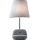 LED-dæmpbar bordlampe med trådløs Qi-opladning SOFA LED/6W/230V grå