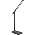 LED Dæmpbar bordlampe med USB LED/9W/230V 3000K/4000K/5500K sort