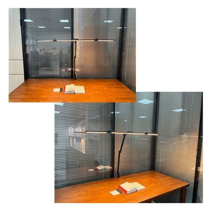 LED Dæmpbar touch-funktion fleksibel bordlampe POINTIQ LED/36W/230V 3000-6500K CRI 92 sort