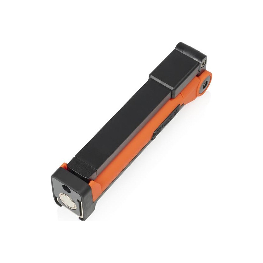 LED-dæmpbar genopladelig arbejdslygte LED/3W/5V 6500K 2000 mAh orange/sort