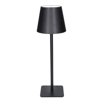 LED Dæmpbar genopladelig berøringsbetjent bordlampe LUCCA LED/3,7V 3000/4000/6500K 2000 mAh sort